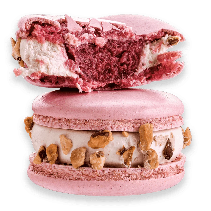 Macaron dessert 100% Fraise Nuances Gourmandes
