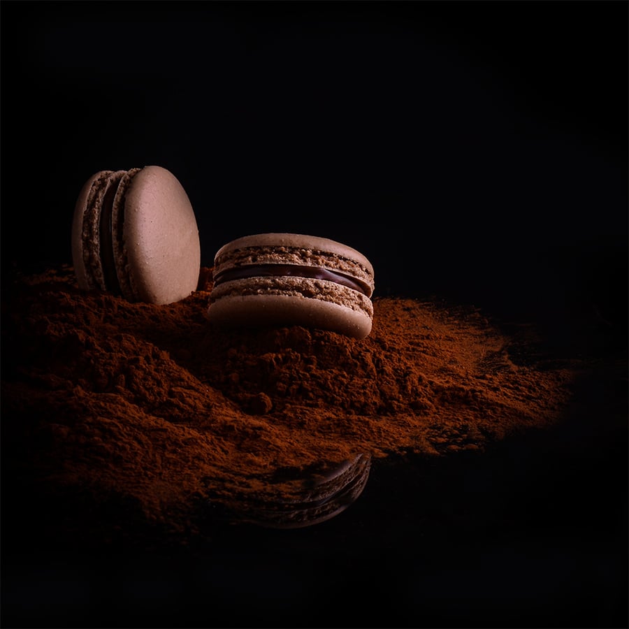 Macarons Chocolat noir Nuances Gourmandes