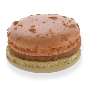 Macaron Crumble aux pommes Nuances Gourmandes