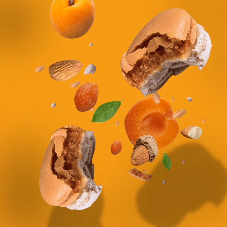 Macaron abricot Nuances gourmandes