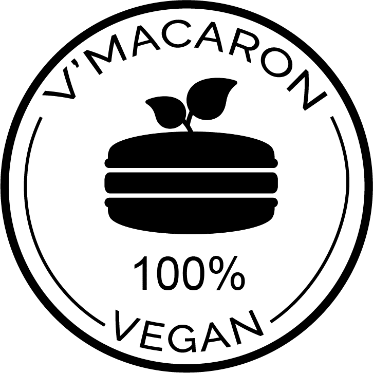 Picto V'Macaron 100% vegan Nuances Gourmandes