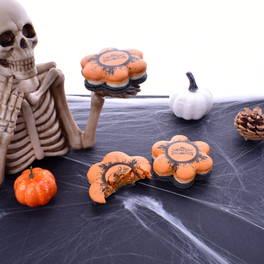 Macaron gouter Halloween Nuances Gourmandes