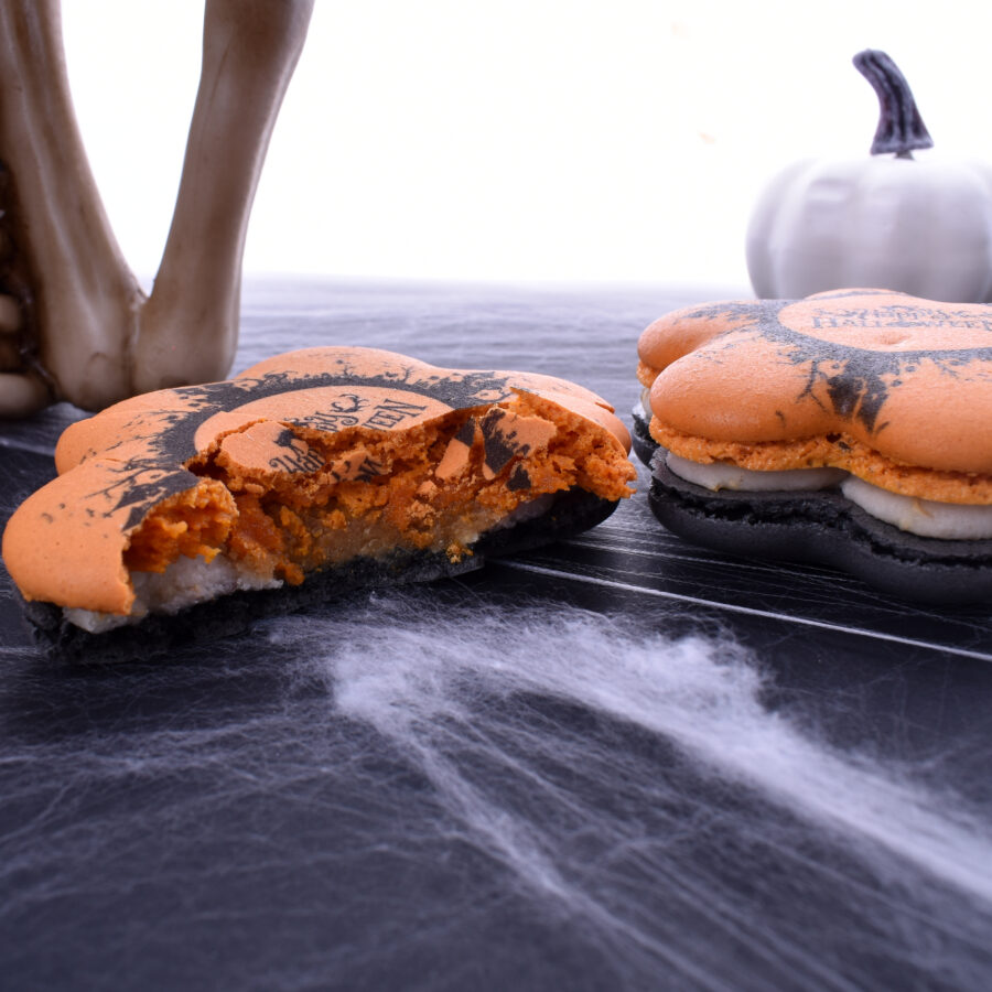 Macaron gouter Halloween Nuances Gourmandes