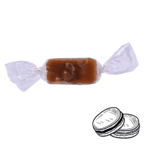 Papillote caramel Macaron Nuances Gourmandes