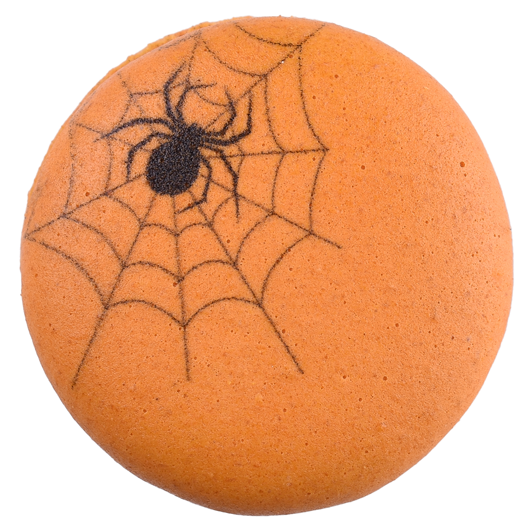 Toile d'araignée - Macaron mangue potiron